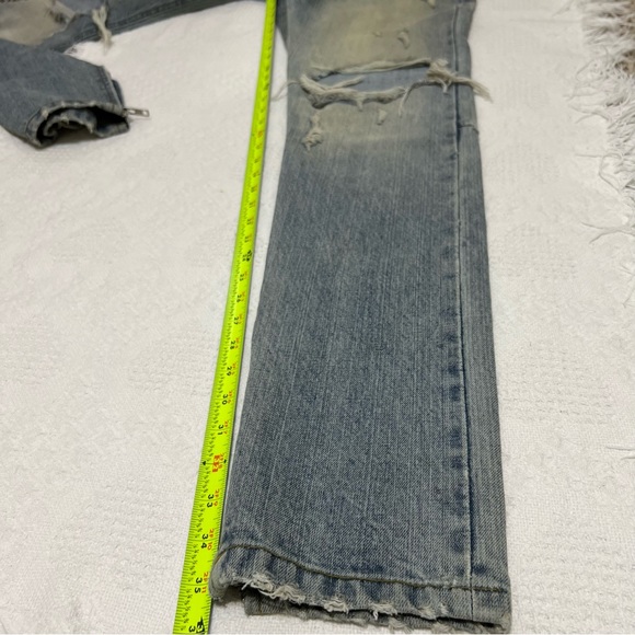 Burj Surtr Men’s Selvedge Destroyed Jeans Large RARE - Picture 14 of 15